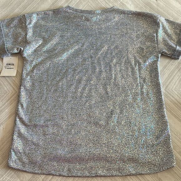 Tucker + Tate Metallic Silver Short-sleeve Shirt - Picture 6 of 7